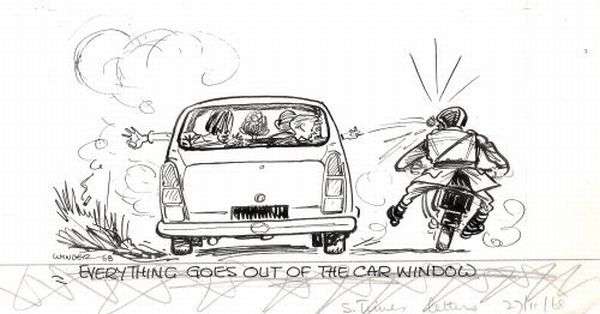 CARTOON FOR 'THE SUNDAY TIMES' (1968). ORIGINAL DRAWINGS. Artist: Teddy Winder (1897 - 1982)