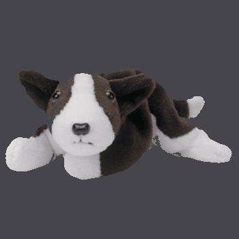 BRUNO. The Bull Terrier (soft toy). Collectable Ty Beanie Baby. Born 1997. Retired