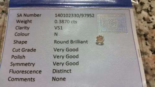 Natural Diamond 0.3870cts