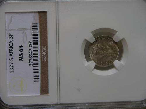 For JCRiller only 1927 3P tickey NGC MS64
