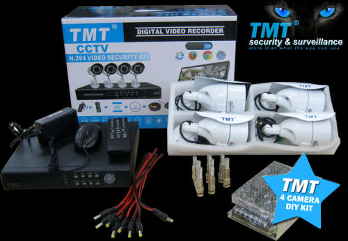 4 CHANNEL AHD CAMERA SYSTEMS COMPLETED(1 MEGA PIXEL)