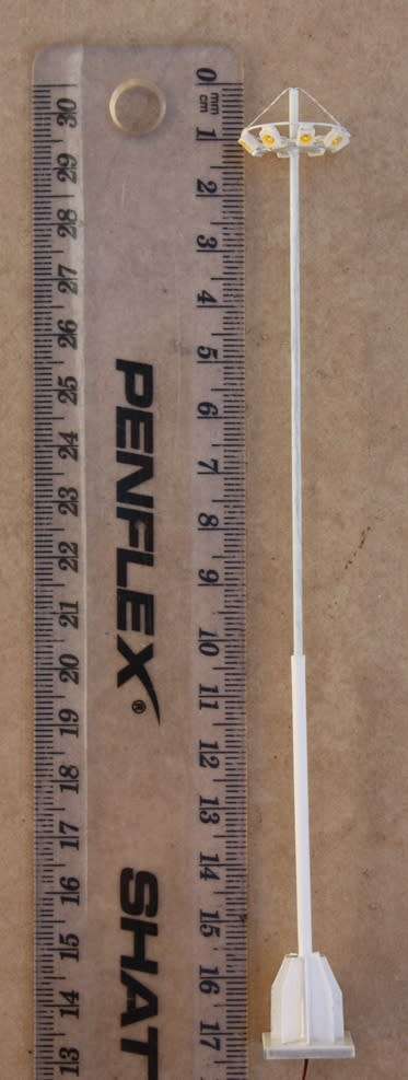 HO scale yard lamps.