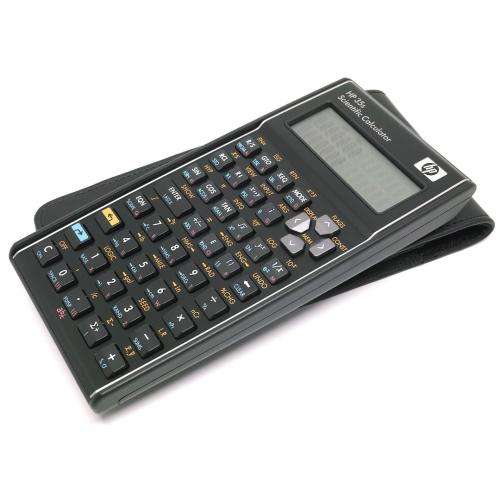 HP 35S programmable scientific calculator.