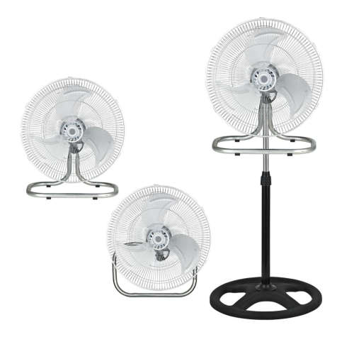 Goldair - 18 Inch Pedestal High Velocity 3 In 1 Floor Fan NEW