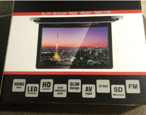 SLIM DESIGN CAR ROOF MOUNT MONITER GOOD QUALITY