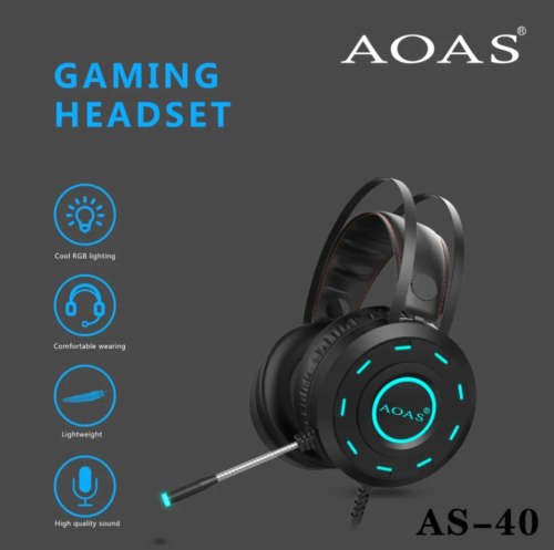 AOAS GAMING HEADSET AS-40 HIGH QUALITY