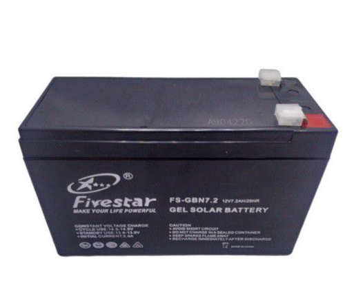 Fivestar 7.2AH Solar Gel Battery 12V