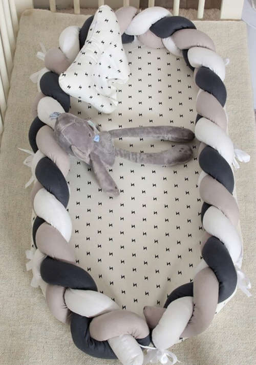 BRAIDED BABY SLEEPER BED 1M