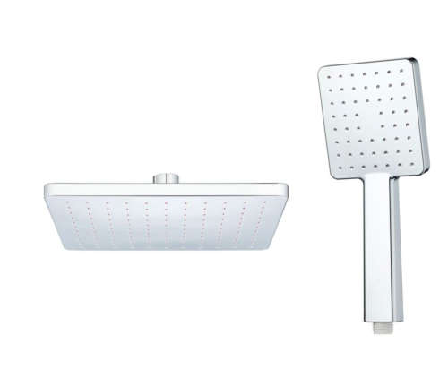 Shind 215mm Rainfall Shower with 215mm Shower Head Combo - Sliver HIGH QUALITY