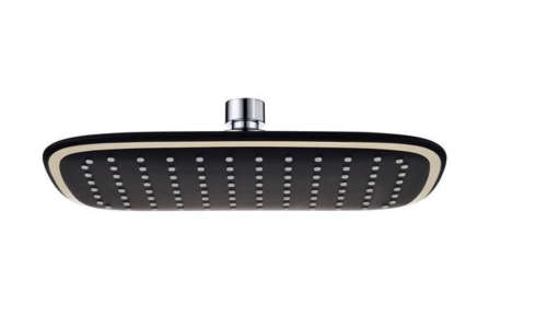 Shind 258mm Rainfall Shower and 192mm Shower Head Combo - Black and Silver