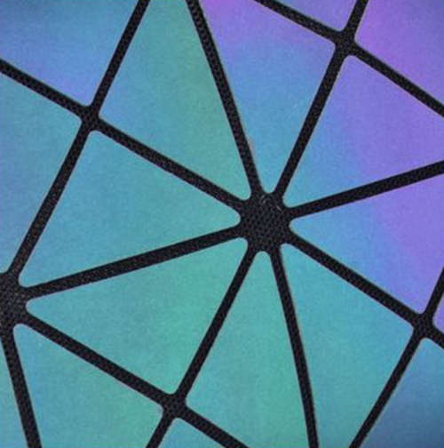 Colour Changing Portable Holographic And Reflective Makeup Zipper Purse Pouch New