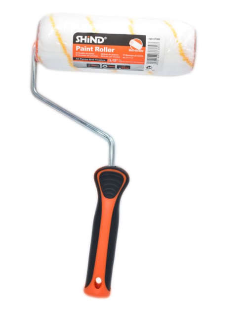 Shind Semi Rough Surface Paint Roller 230mm - White and Black