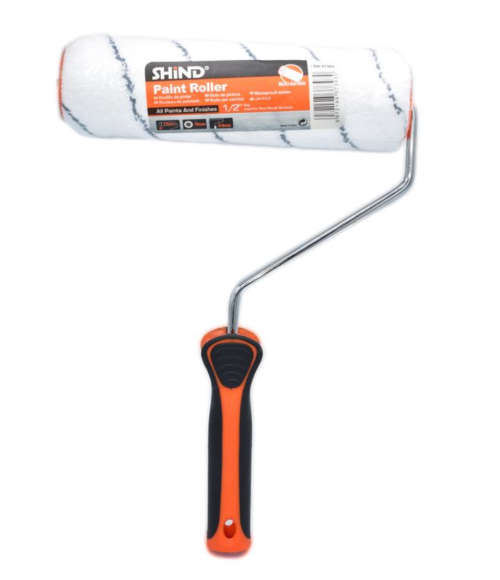Shind Semi Rough Surface Paint Roller 230mm - White and Black