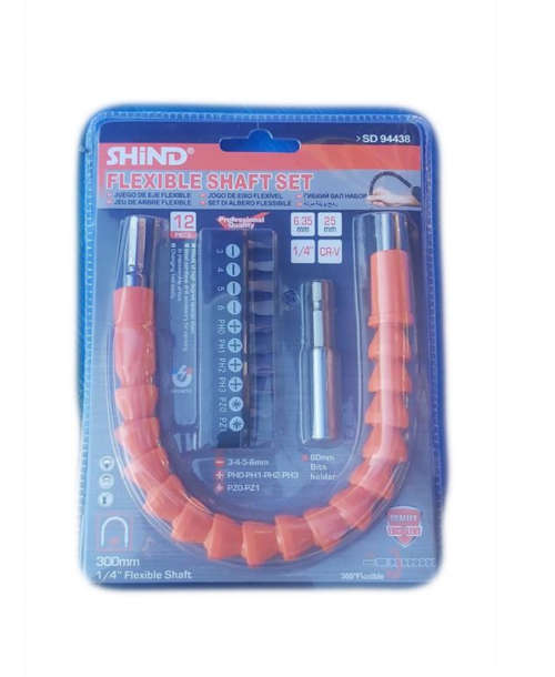 Shind 300mm Flexible Shaft Set 12 Piece