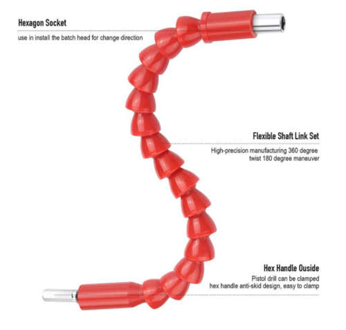 Shind 300mm Flexible Shaft Set 12 Piece