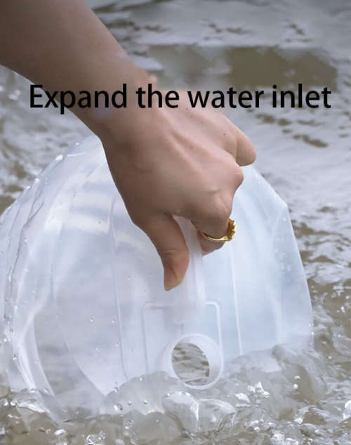 Outdoor Collapsible Water Bag Camping Foldable Water Storage Bottle ~ 5L