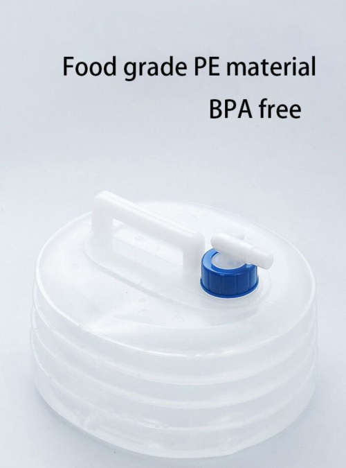 Outdoor Collapsible Water Bag Camping Foldable Water Storage Bottle ~ 5L