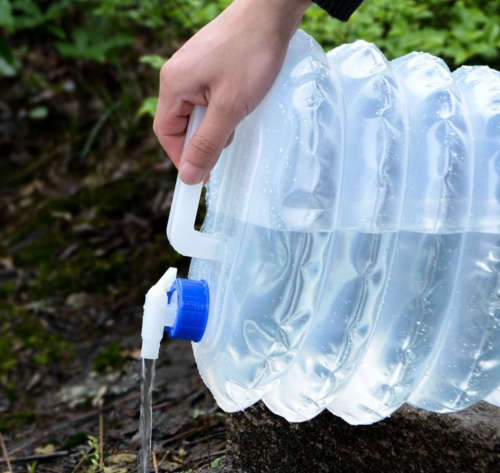 Outdoor Collapsible Water Bag Camping Foldable Water Storage Bottle ~ 5L