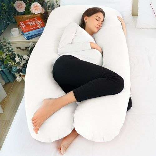 U-Shaped Full Body Maternity Nursing Support Pregnancy Pillow