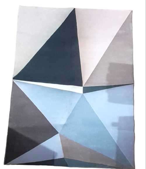 200cm by 150cm - Modern 3D Geometric Design