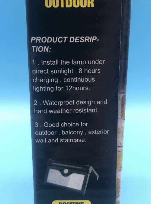 Solar Recharging Folding Lamp BRAND NEW