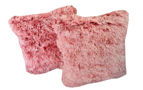 Soft Fluffy Scatter Cushions - Set of 2 - 40x40cm NEW