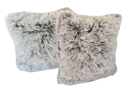 Soft Fluffy Scatter Cushions - Set of 2 - 40x40cm NEW