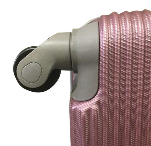 Hard Outer Shell Travel Luggage Set - 3 Piece - Pink BRAND NEW HIGH QUALITY