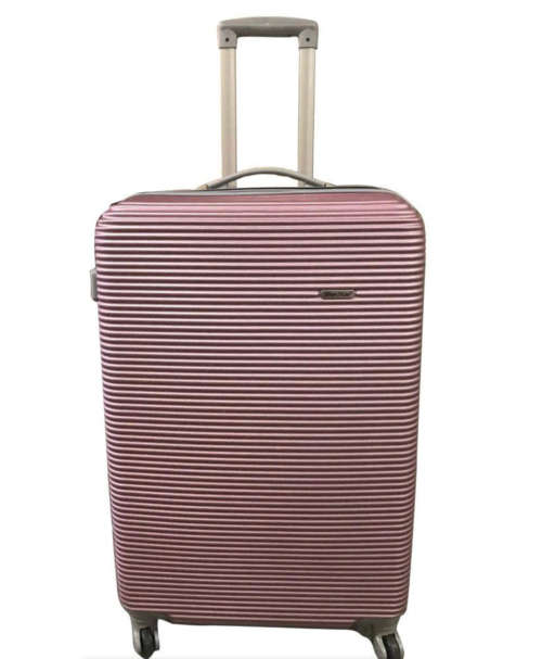 Hard Outer Shell Travel Luggage Set - 3 Piece - Pink BRAND NEW HIGH QUALITY