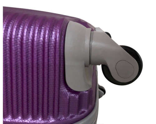 Hard Outer Shell Travel Luggage Set - 3 Piece - PURPLE BRAND NEW HIGH QUALITY