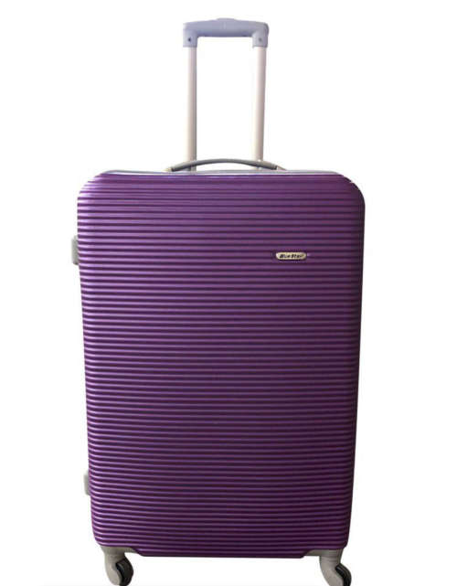 Hard Outer Shell Travel Luggage Set - 3 Piece - PURPLE BRAND NEW HIGH QUALITY