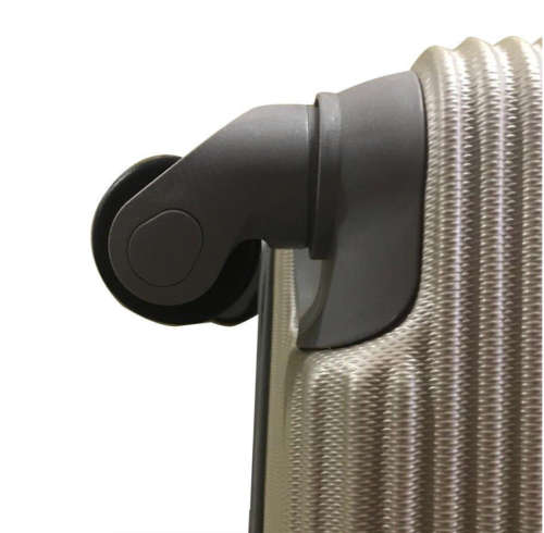 Hard Outer Shell Travel Luggage Set - 3 Piece - Gold