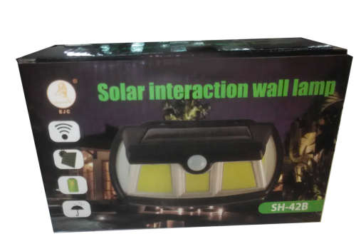 Solar Powered Interaction Wall Lamp with LED Bulbs and Triple Light setting BRAND NEW HIGH QUALITY
