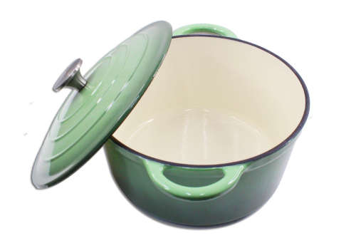 7 Piece Glazed Cast Iron Dutch Oven Cookware Pot Set - Mint Green - Premium Quality - Brand New