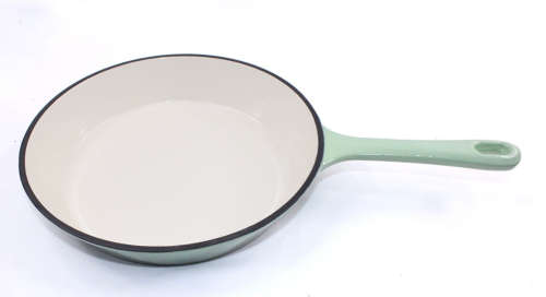 7 Piece Glazed Cast Iron Dutch Oven Cookware Pot Set - Mint Green - Premium Quality - Brand New