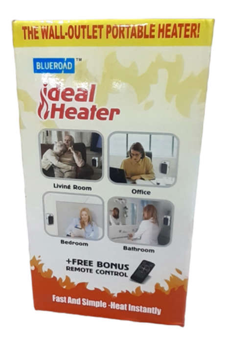 Portable Electric Wall Outlet Plug in Mini Heater 600w