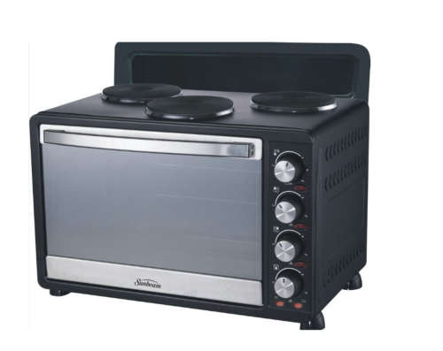 Sunbeam - 45 Litre Compact Oven - Black - STCO-2033A - NEW BUT BACK DENTED!