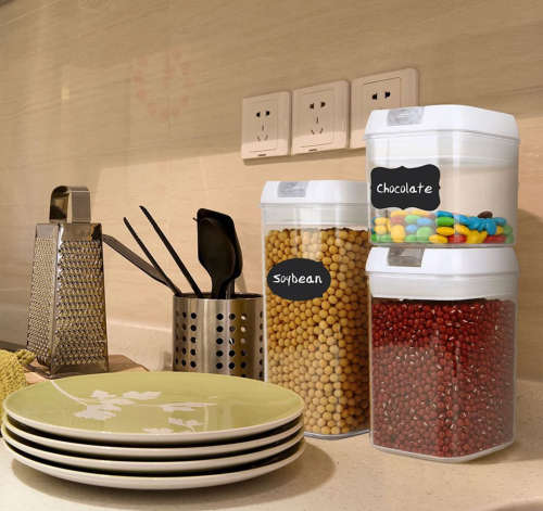 7 Pieces Air Tight Food Storage Containers - White