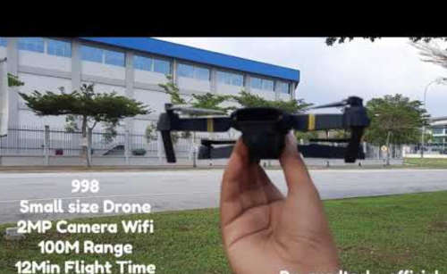 998 Pro Micro Foldable Drone Set With Dual Cameras