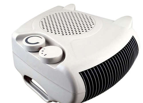 Vertical Horizontal Fan Heater - White