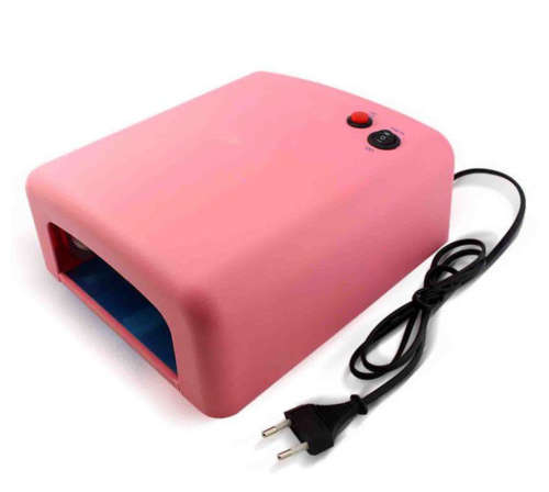 Professional Gel Nail Polish Dryer 36W UV Lamp Curing Light Nail Tools-Pink