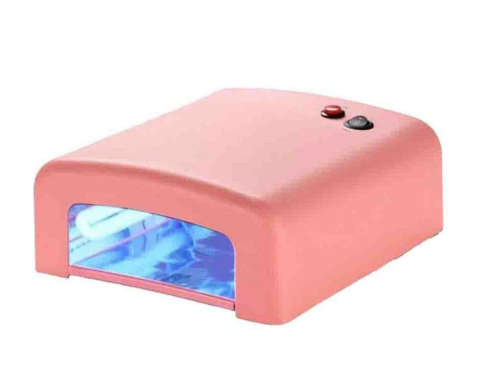 Professional Gel Nail Polish Dryer 36W UV Lamp Curing Light Nail Tools-Pink