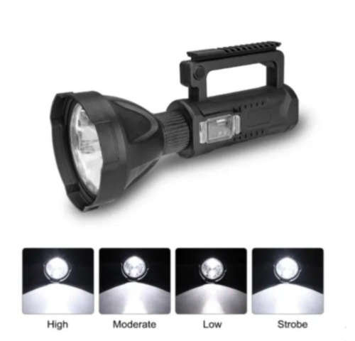 Multifunctional Searchlight Rechargeable Flashlight, Super Bright LED Torch