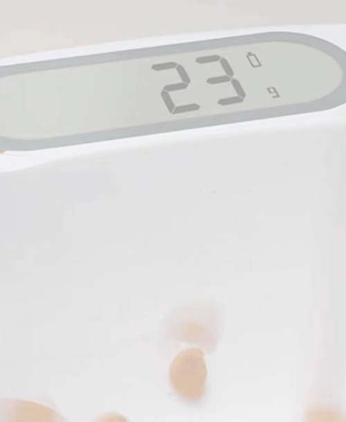 Fresh Intelligent Antibacterial Pet Feeding Bowl with LCD Display and Inserted Battery