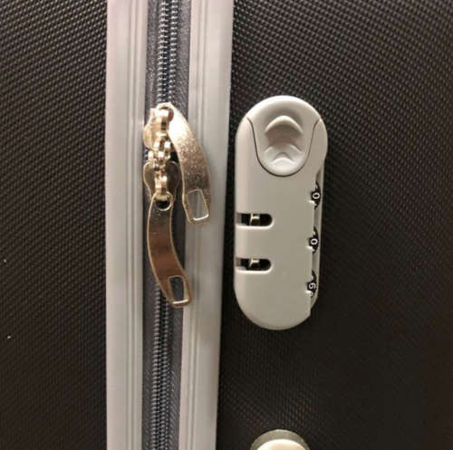 3 Piece Sleek Luggage Set - Black NEW