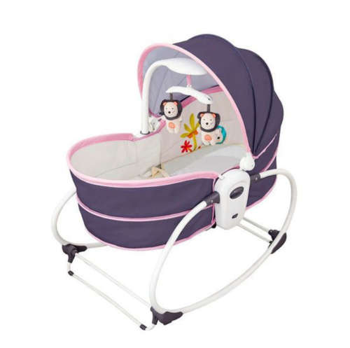 Totland 5 in 1 Multifunctional Rocker Bassinet - Pink