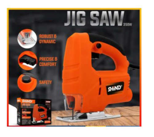 SHIND Jig Saw with Stable Dynamic Metal Foot Plate and Dust Blower 350W