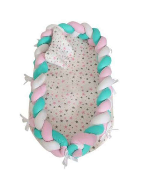 Portable Knitting Removable And Washable Travel Baby Bed