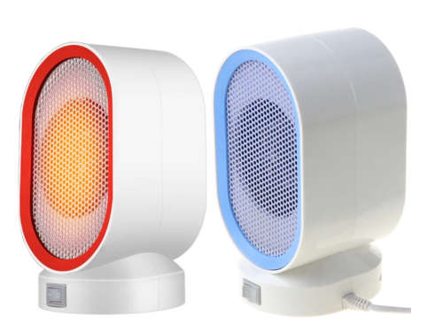 400W Mini Electric Heater Portable Desktop Fan Heater PTC Ceramic Heating Warm Heater