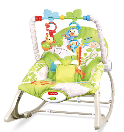 Infant to Toddler Baby Musical Rocker - Green